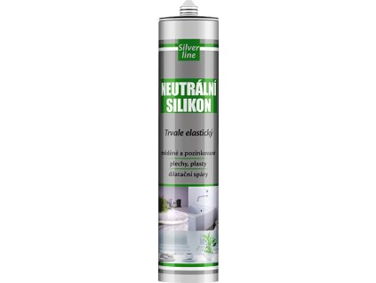 Neutrální silikon Silver Line 280 ml kartuše bílá