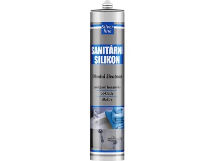 Sanitární silikon Silver Line 280 ml kartuše transparentní