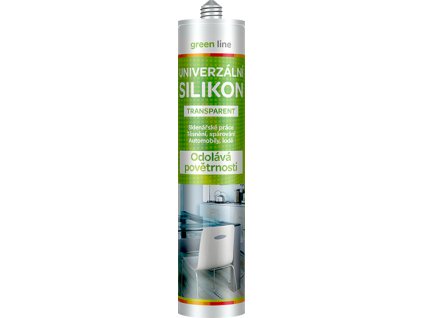 Univerzální silikon Green Line 280 ml transparentní