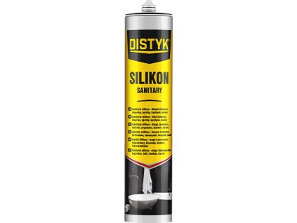 Sanitární silikon DISTYK Line 280 ml kartuše bílá