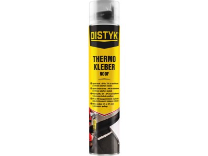 Pistolová pěna THERMO KLEBER ROOF DISTYK Line 750 ml pistolová dóza žlutá