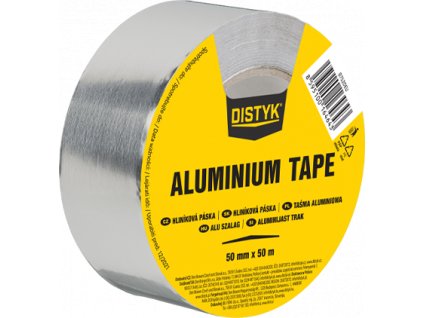 Hliníková páska DISTYK Line 50 mm, délka 50 m stříbrná