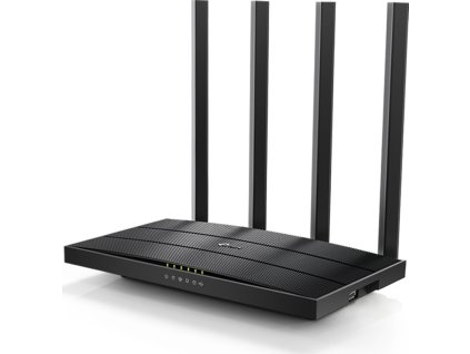 TP-Link Archer C6U AC1200 WiFi DualBand Router, USB 2.0, 5xGb LAN, 4x anténa