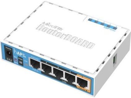 MikroTik hAP ac lite,RB952Ui-5ac2nD, 650MHz, 5x LAN, 2.4+5Ghz Wi-Fi 5, USB, 1x PoE out, L4