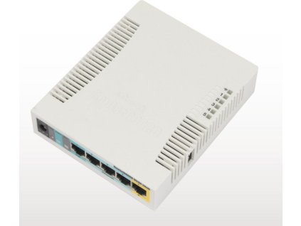 MikroTik RouterBOARD RB951Ui-2HnD 128 MB RAM/ 600 MHz/ 5x LAN/ 1x USB/ MIMO (2x2)/ 2.4Ghz 802b/g/n/, 1x PoE, vč L4