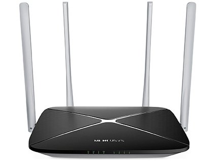 Mercusys AC12 1200Mbps WiFi AC router, 5x10/100 RJ45, 4x anténa