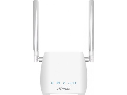STRONG 4G LTE router 300M/ Wi-Fi standard 802.11b/g/n/ 300 Mbit/s/ 2,4GHz/ 1x LAN/ USB/ SIM slot/ 2 odnímatelné antény