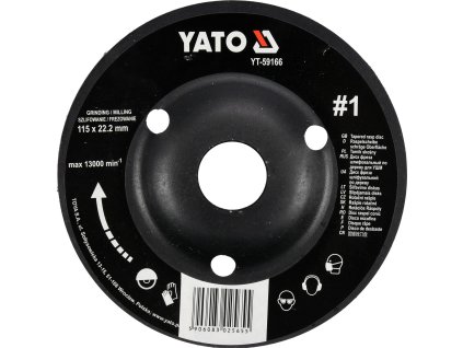 Rotační rašple úhlová hrubá 115 mm typ 1