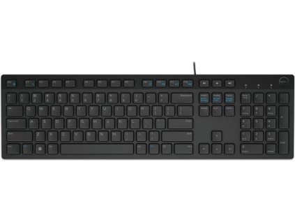 DELL klávesnice KB216/ multimediální/ ukrajinská/ UA/ USB/ drátová/ černá