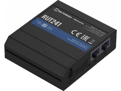 Teltonika LTE Wi-Fi Router RUT241, 2,4 GHz, 802.11b/g/n, 2/3/4G, LTE, 1x DI/DO