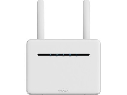 STRONG 4G+ LTE router 1200/ Wi-Fi standard 802.11a/b/g/n/ac/ 1200 Mbit/s/ 2,4GHz a 5GHz/ 4x LAN/ 1x SIM/ bílý