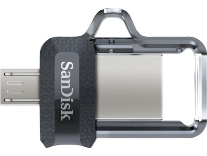 SanDisk Ultra Dual Drive/64GB/USB 3.0/Micro USB + USB-A/Černá