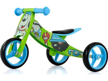 Dětské multifunkční odrážedlo kolo 2v1 Milly Mally JAKE Bob