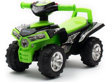 Dětské odrážedlo se zvukem Čtyřkolka Baby Mix zelená