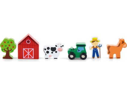 Dětské dřevěné figurky Viga Farma
