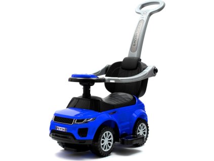 Dětské hrající odrážedlo s vodící tyčí SUV 3v1 Baby Mix modré