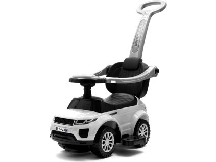 Dětské hrající odrážedlo s vodící tyčí SUV 3v1 Baby Mix bílé