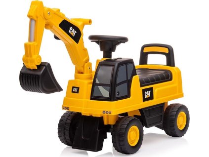 Dětské odrážedlo bagr se zvukem CAT Excavator Milly Mally žlutý