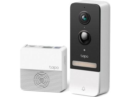 TP-Link Tapo D230S1, Chytrý Video zvonek, 5MP kamera, inteliggentní detekce, IP64, funguje s rozbočovačem H200-IoT