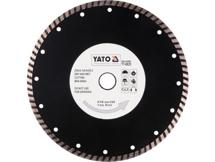 Kotouč řezný diamantový 230 x 22,2 x 3,1 mm turbo