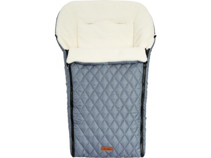 GRAFITOVÝ FLEECE PROŠÍVANÝ SPACÍ pytel NA VOZÍK