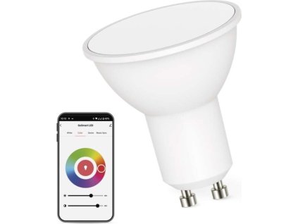 Chytrá LED žárovka GoSmart MR16 / GU10 / 4,8 W (35 W) / 400 lm / RGB / stmívatelná /Zigbee