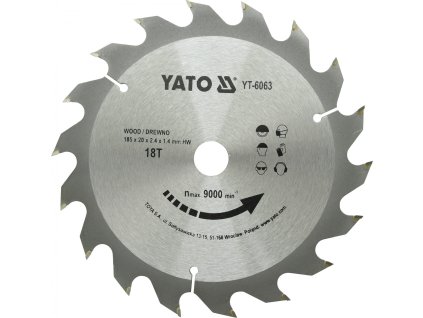 Kotouč na dřevo 185 x 20 mm 18z