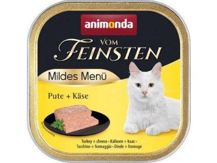 ANIMONDA paštika MILDES MENU (KASTRÁT) - krůta+sýr 100g  ANIMONDA paštika KOČKY MILDES MENU (KASTRÁT) - krůta+sýr 100g