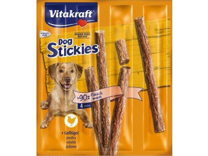 Dog stickies tyčinky drůbeží 4x11g /14 (kusů kusů)