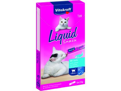 Liquid Snack omega 3-losos 6x15g /11 (kusy kusů)