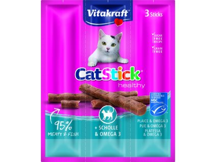 Cat Stick platýs-omega3 3x6g /20 (kusů kusů)