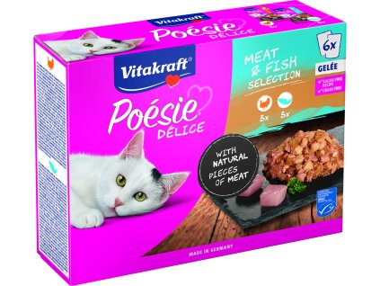 Poésie Délice MP Gelee ryba-maso 6x85g