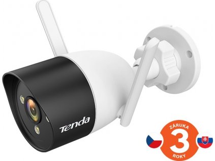Tenda RT3 - Venkovní IP66 Wi-Fi FullHD kamera, noční LED, dvoucestné audio, detekce pohybu, CZ app