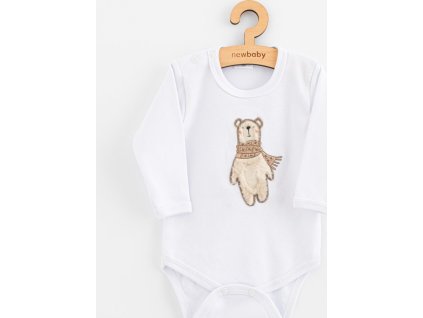 Kojenecké body s dlouhým rukávem New Baby Polar Bear 86 (12-18m)
