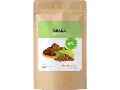Mycomedica Chaga prášek BIO 100g