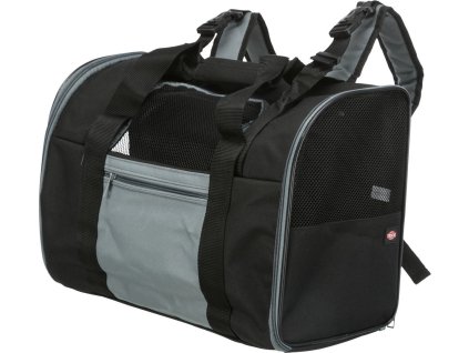 Transportní batoh/taška CONNOR, 42 x 29 x 21cm, černá/šedá (max. do 8kg)