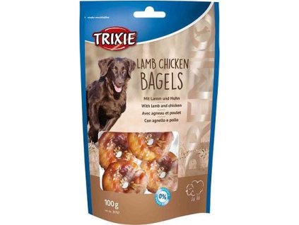 Premio LAMB CHICKEN BAGELS - jehněčí kroužky s kuřecím 100g