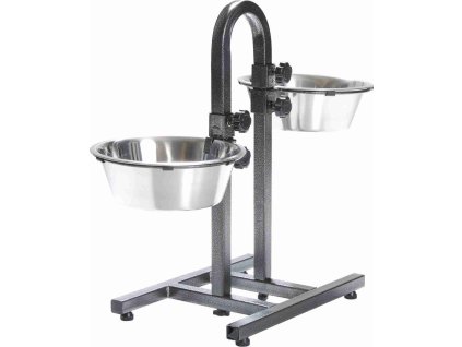 Psí bar - nastavitelná výška misek, 2x miska 2,8l/24cm