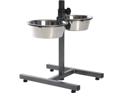 Psí bar, výška 40cm, 2x miska 1,8l/21cm