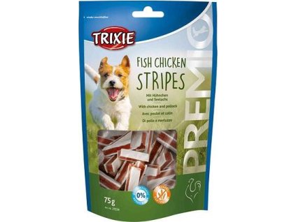 Premio STRIPES Ligh pásky kuře-treska 75 g