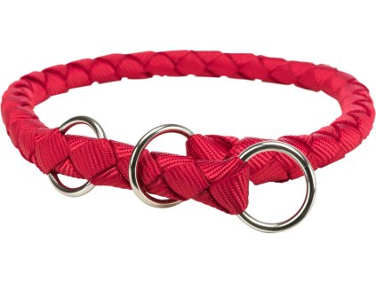 Obojek CAVO kulatý polostahovací - červený