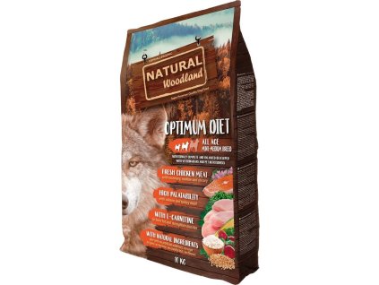 Natural Woodland Optimum Diet Mini,Medium/krůta,kuře/10 kg