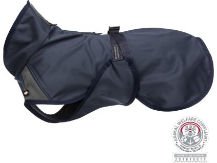 Softshellová bunda ASTON, tmavomodrá/šedá