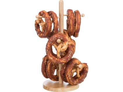 DentaFun Preclík, buvolí kůže obalená kachním masem (25 ks), ø15cm, 140 g/ks