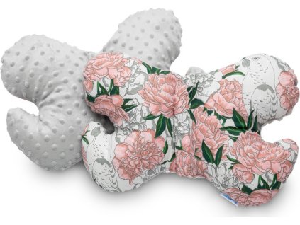 POLŠTÁŘ BOTTERFLY 26X35 ŠEDÉ KVĚTY