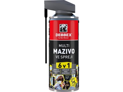 Multi mazivo ve spreji 6v1 200 ml aerosolový sprej