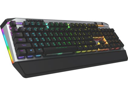 Patriot Viper 765 RGB/Drátová USB/RU layout/Černá-stříbrná