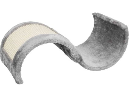 Škrábací VLNA Wavy sisal 29x18x50cm,  - šedá/přírodní