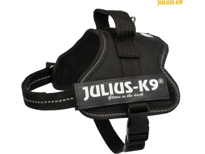 Julius-K9 silový postroj Mini-Mini/XS 40-53 cm/22 mm  - černá
