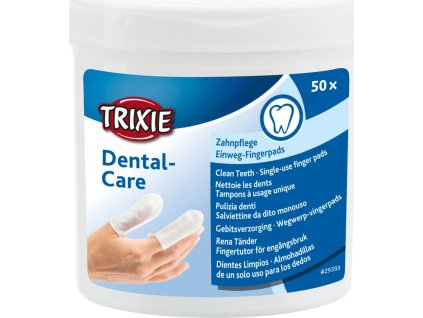 Zubní péče - jednorázové pečující návleky na prst, 50ks